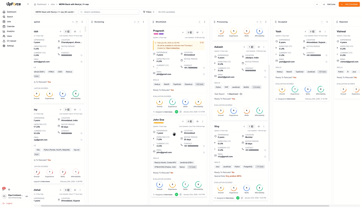 Drag and Drop Pipeline Management